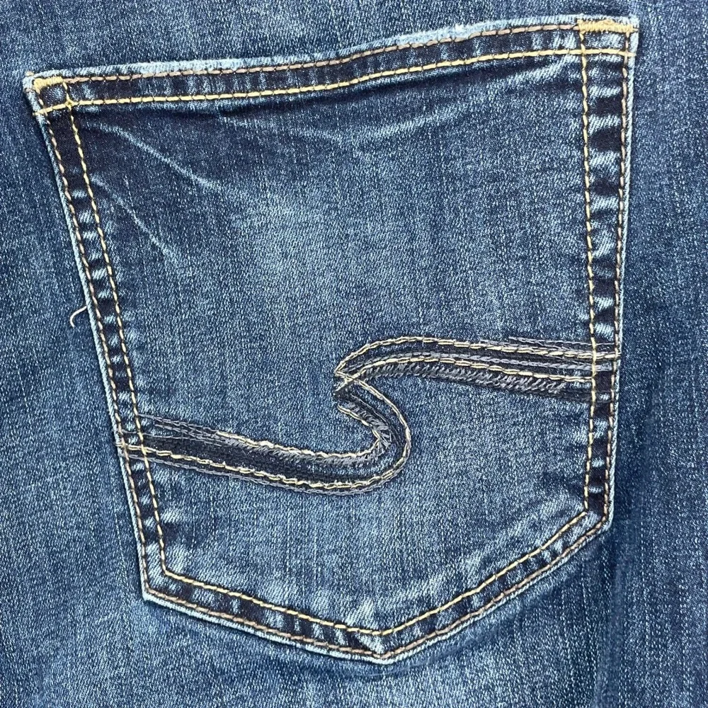 Silver Jeans Allan Jeans‎ Mens 36X31 Dark Wash Denim Casual Preppy Y2K Academia